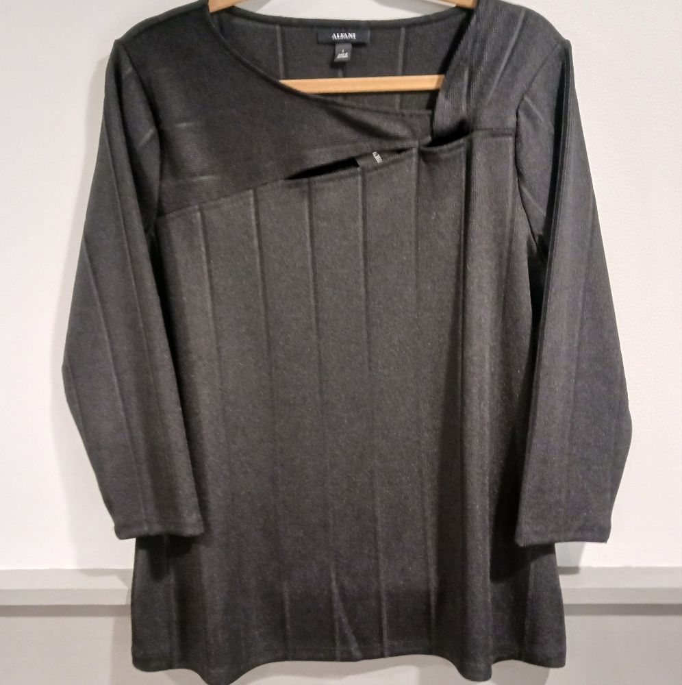 Alfani Black Womens Dress Top - Size L